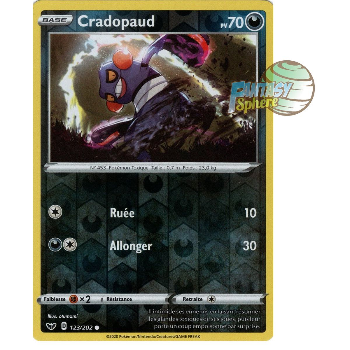 Cradopaud - Reverse 123/202 - Epee et Bouclier 1