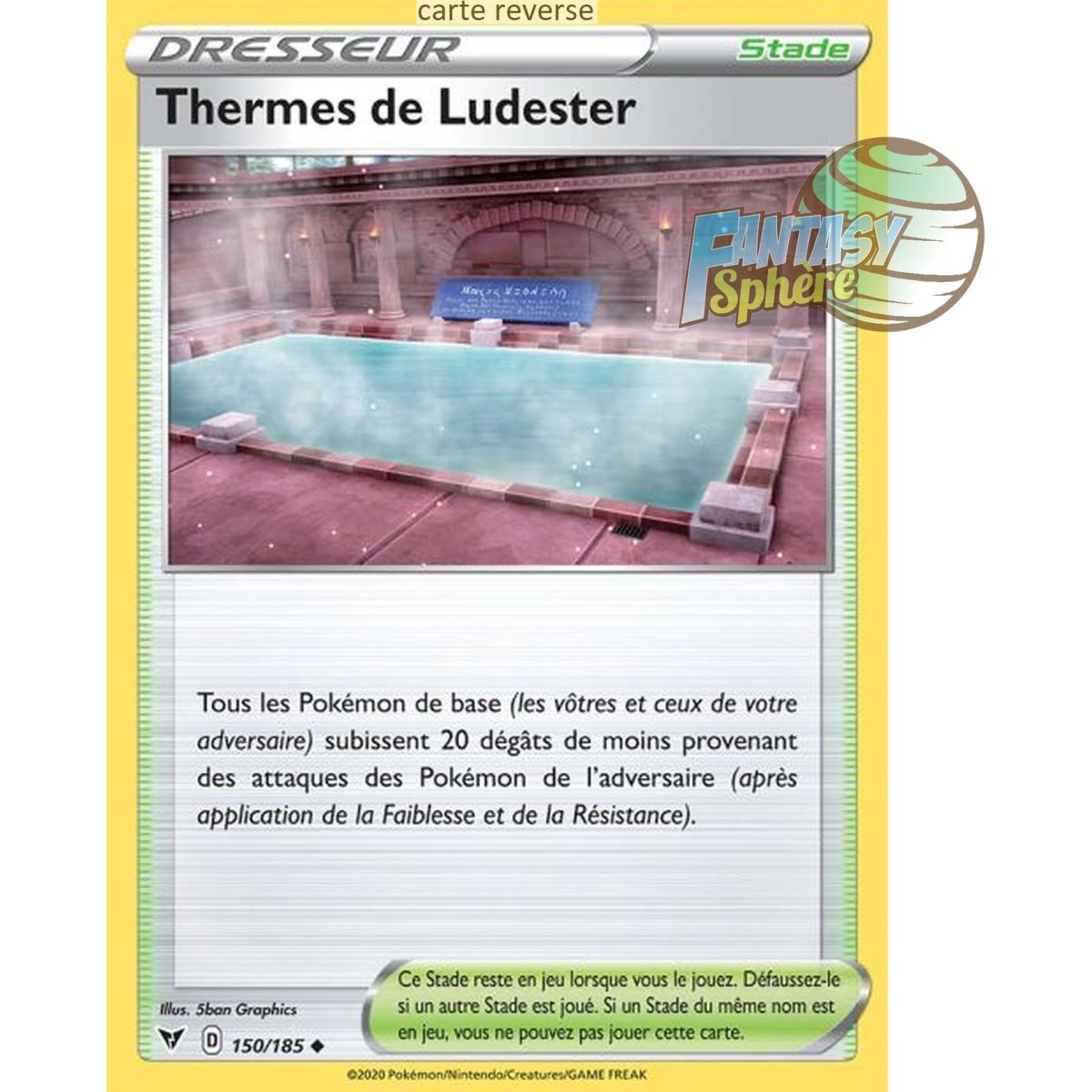 Thermes de Ludester - Reverse 150/185 - Epee et Bouclier 4 Voltage Eclatant