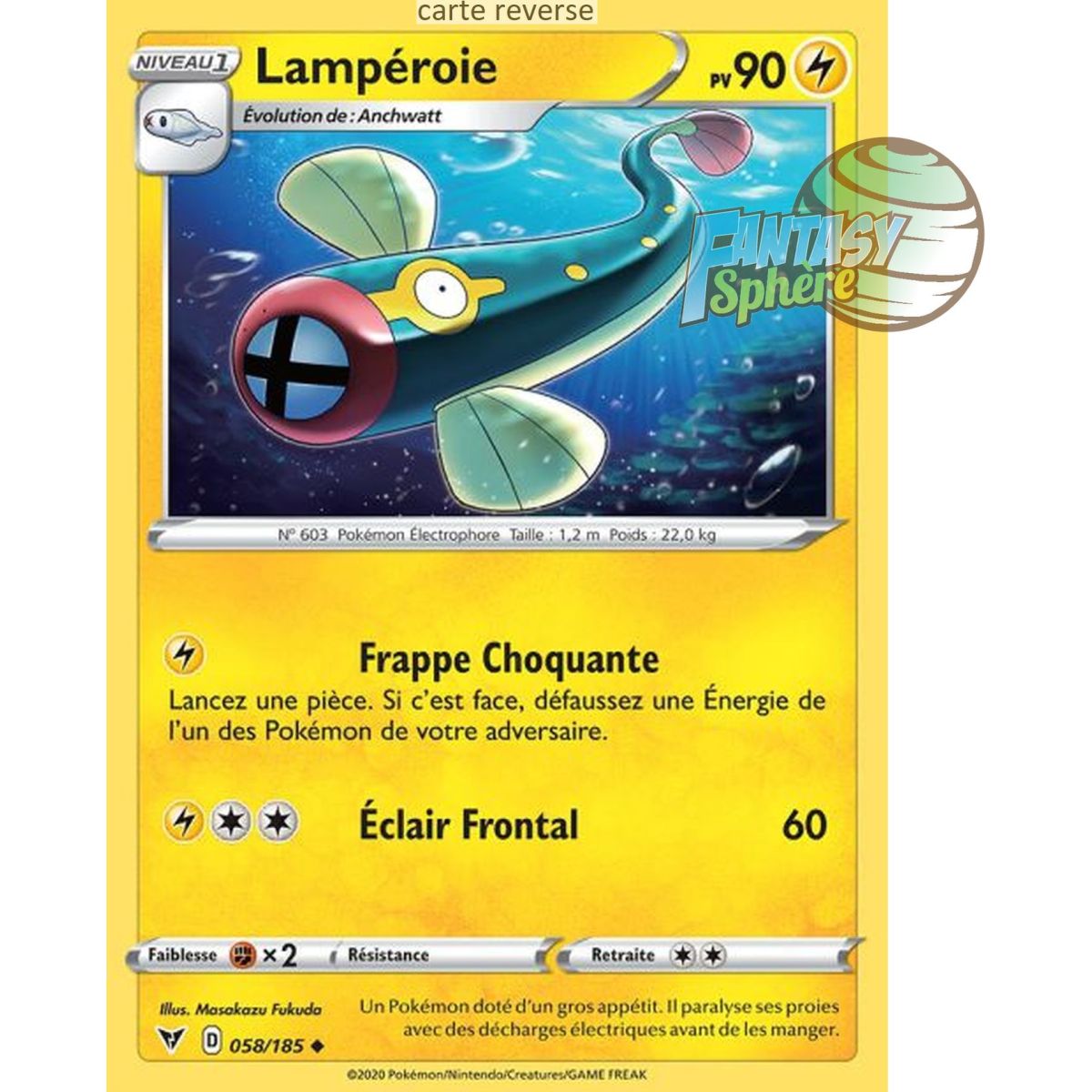 Lampéroie - Reverse 58/185 - Epee et Bouclier 4 Voltage Eclatant
