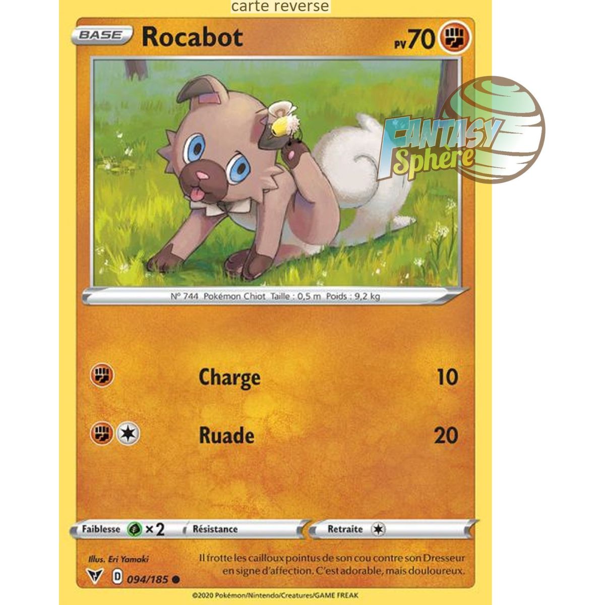 Rocabot - Reverse 94/185 - Epee et Bouclier 4 Voltage Eclatant