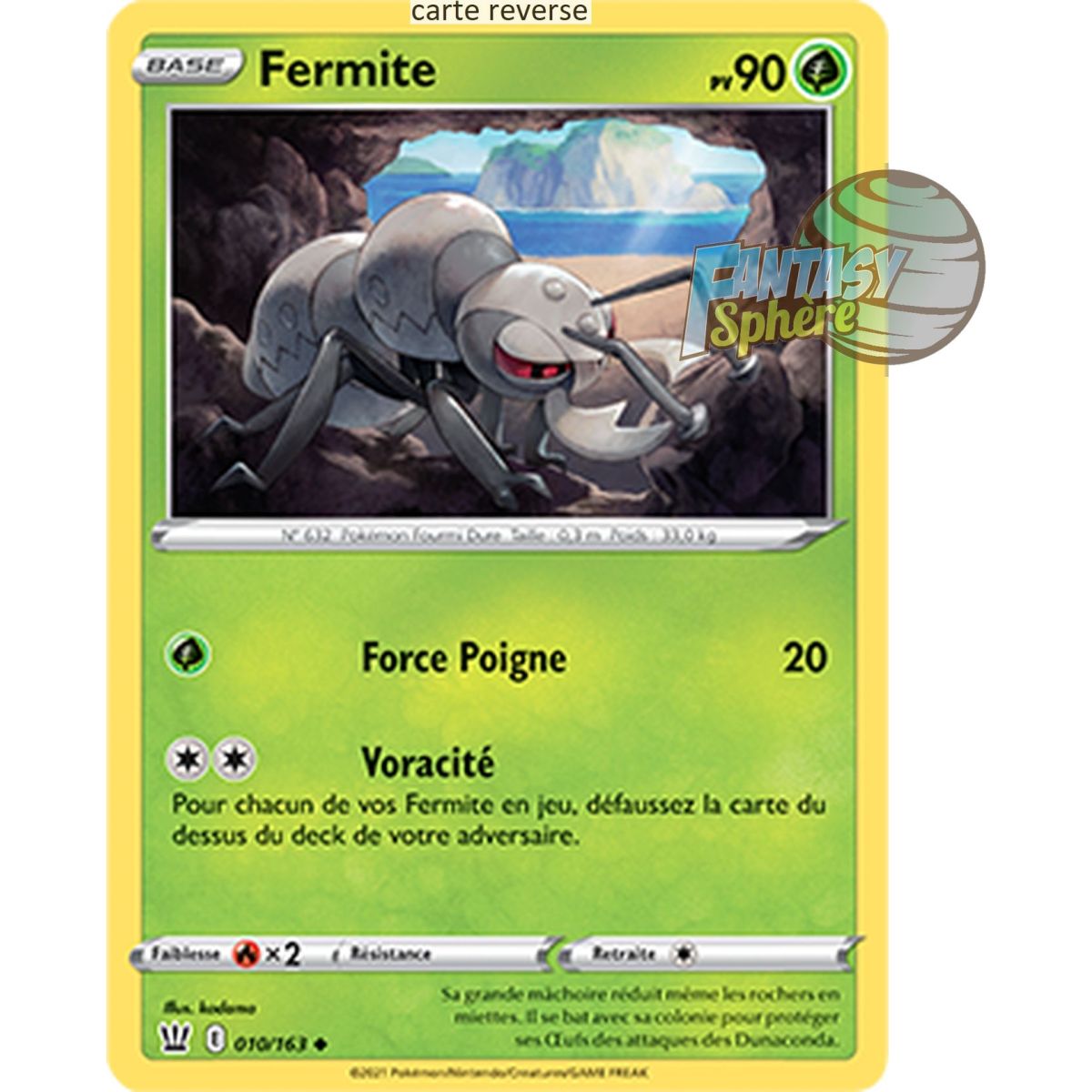 Fermite - Reverse 10/163 - Epee et Bouclier 5 Style de Combat
