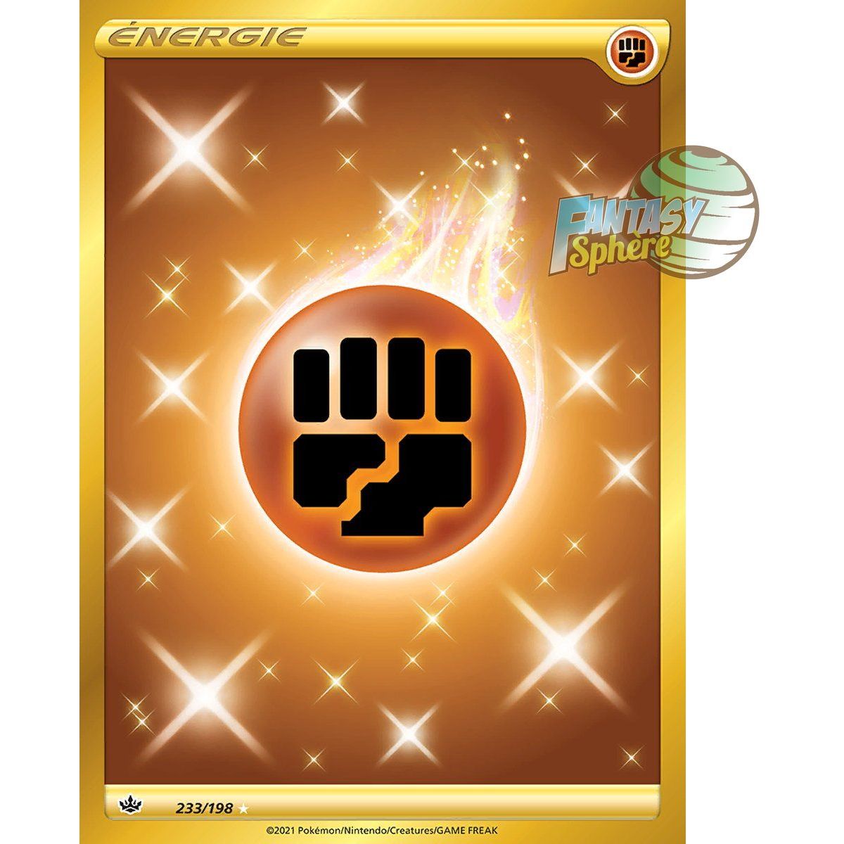 Énergie Combat - Secret Rare 233/198 - Epee et Bouclier 6 Regne de Glace