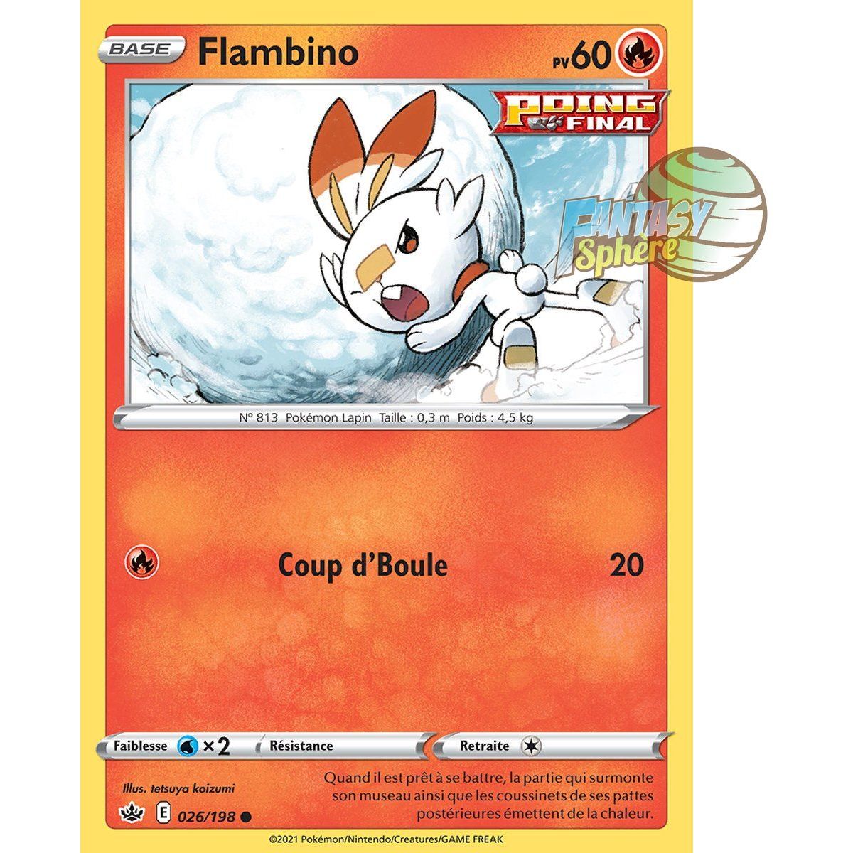 Flambino - Commune 26/198 - Epee et Bouclier 6 Regne de Glace