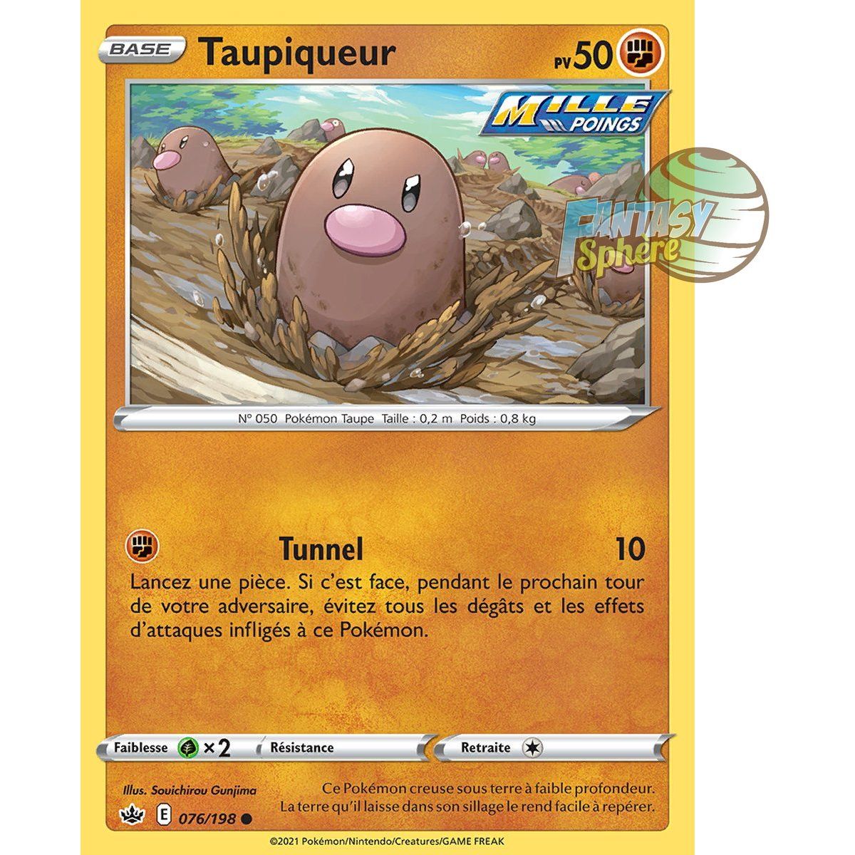 Taupiqueur - Commune 76/198 - Epee et Bouclier 6 Regne de Glace