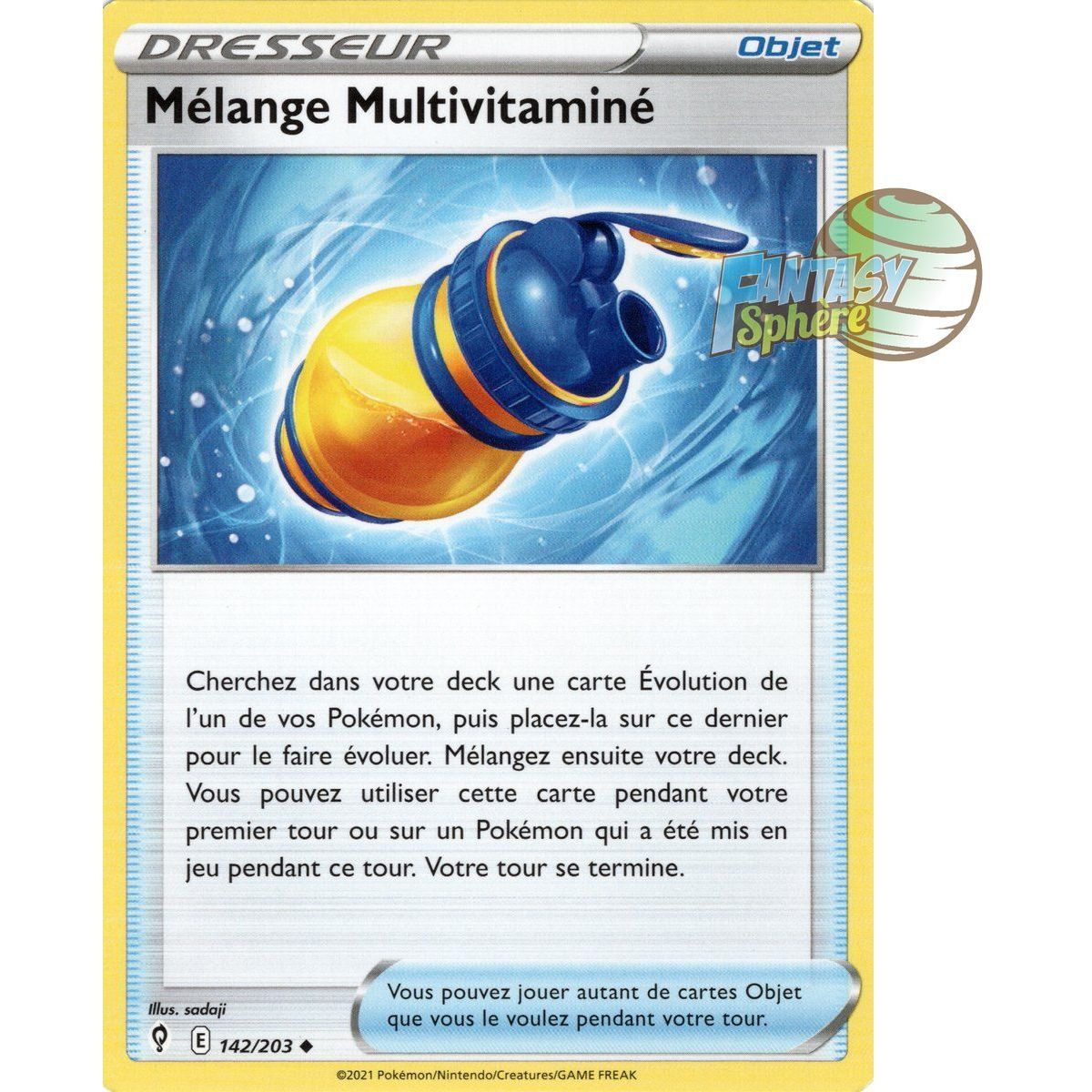 Item Mélange Multivitaminé - Peu Commune 142/203 - Epee et Bouclier 7 Evolution Celeste