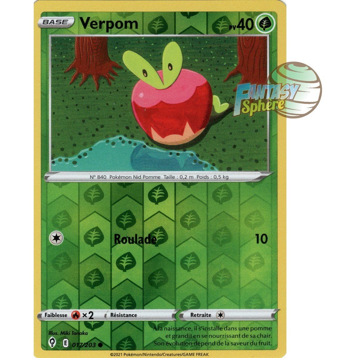 Verpom - Reverse 17/203 - Epee et Bouclier 7 Evolution Celeste