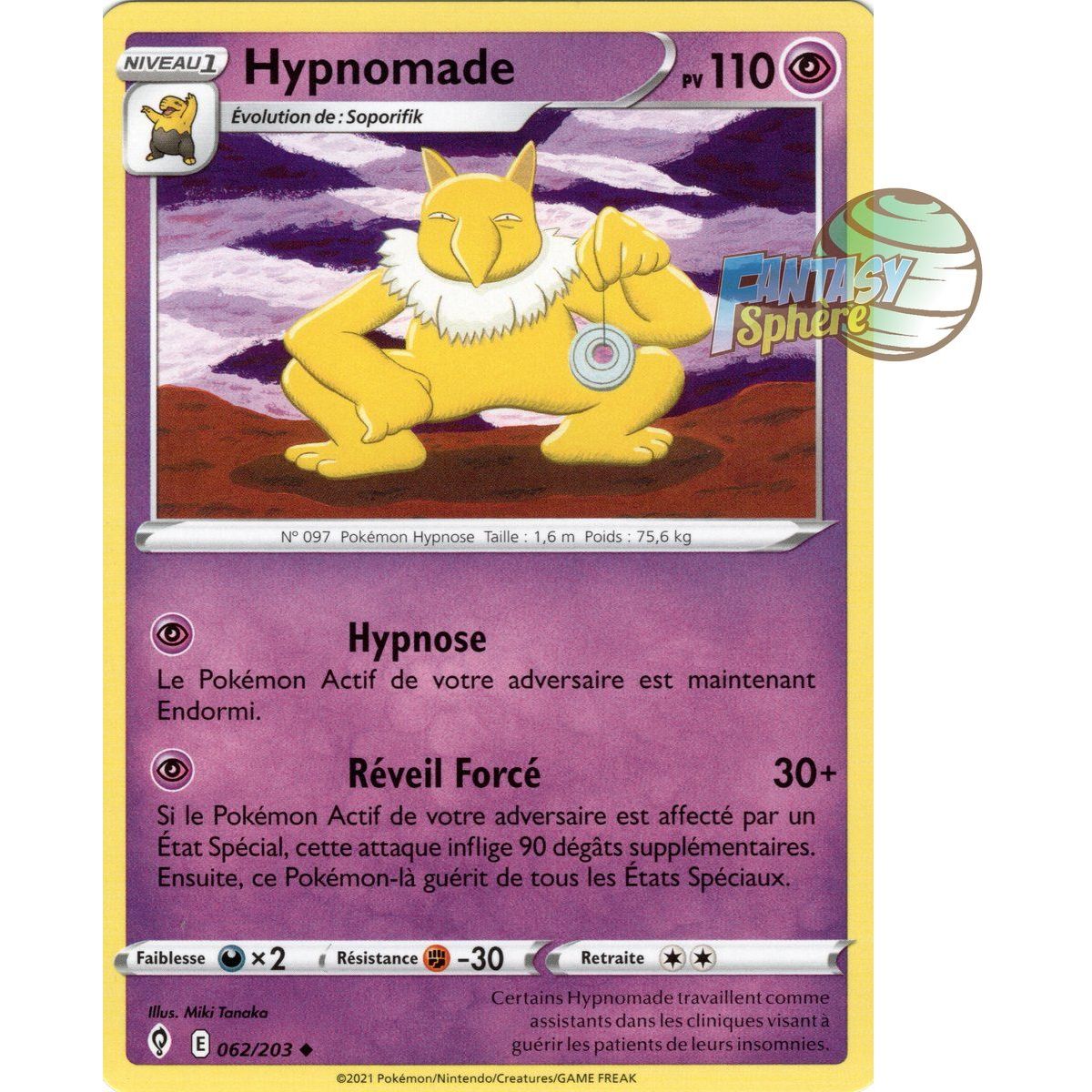 Hypnomade - Peu Commune 62/203 - Epee et Bouclier 7 Evolution Celeste