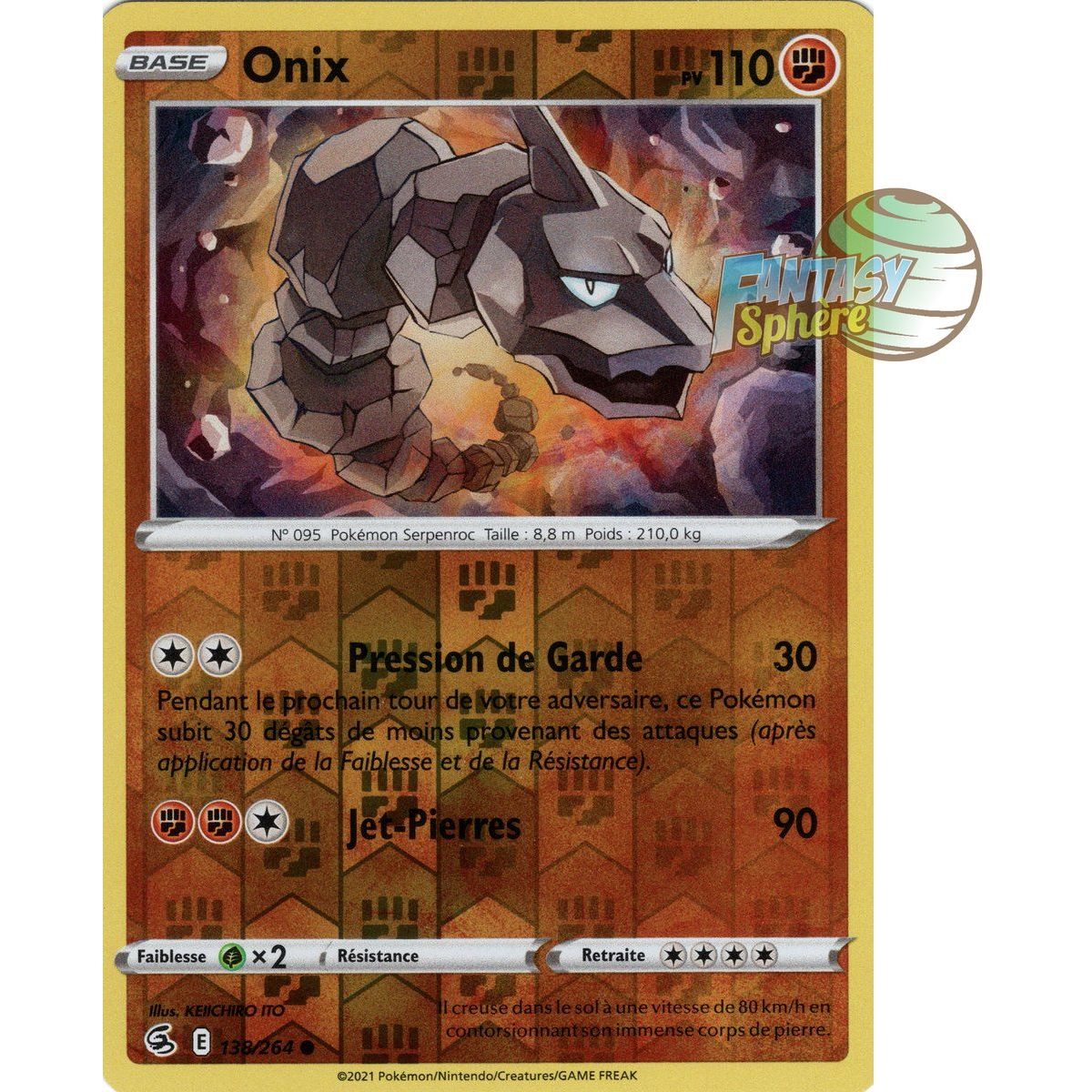 Onix - Reverse 138/264 - Epee et Bouclier 8 Poing de Fusion