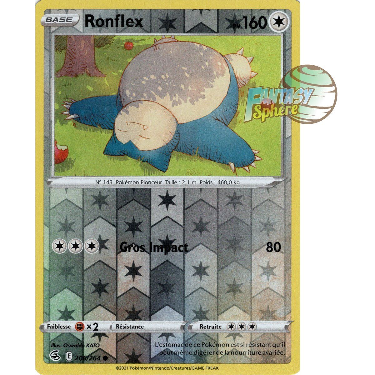 Ronflex - Reverse 206/264 - Epee et Bouclier 8 Poing de Fusion