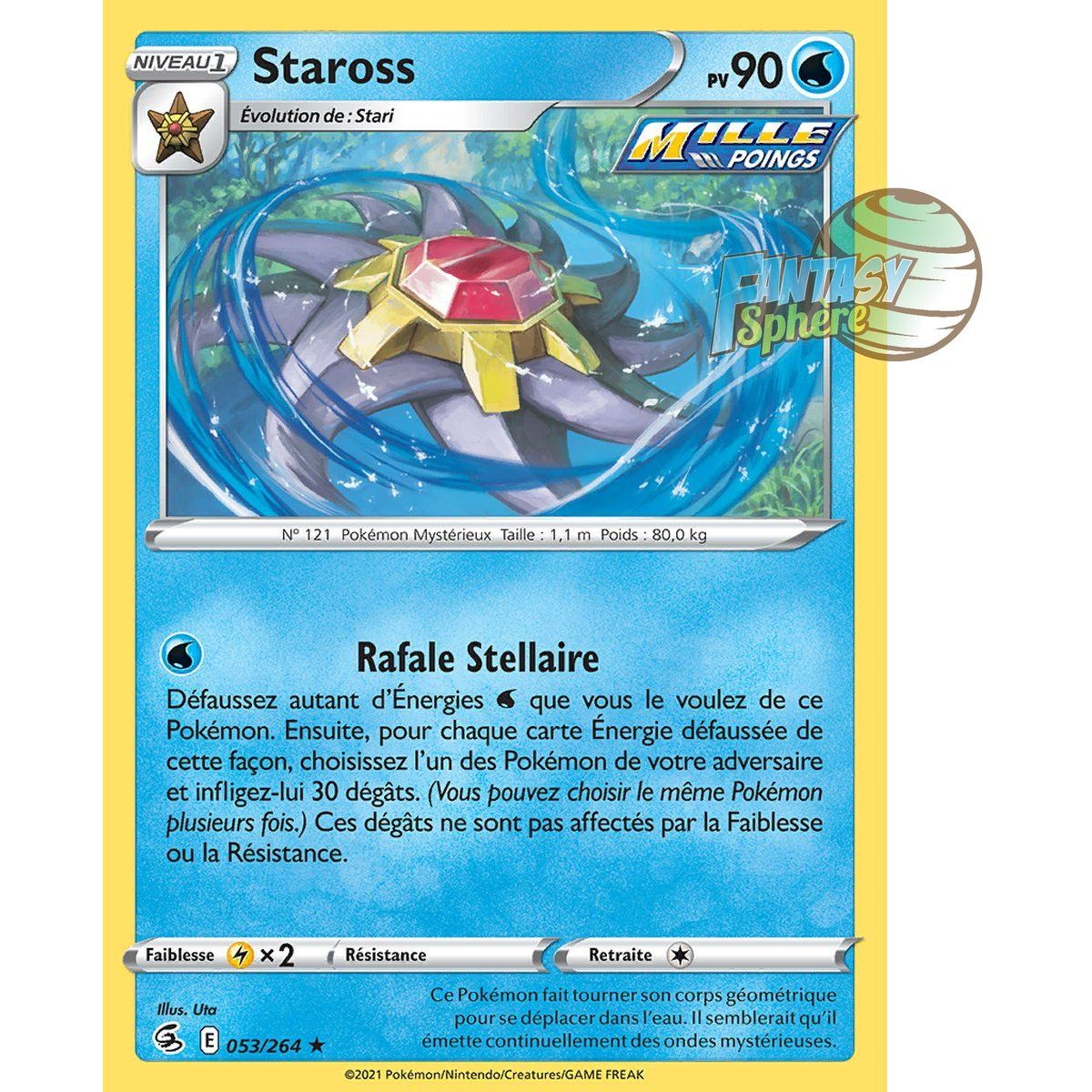 Staross - Holo Rare 53/264 - Epee et Bouclier 8 Poing de Fusion