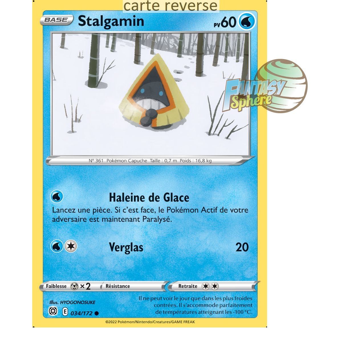 Stalgamin - Reverse 34/172 - Epee et Bouclier 9 Stars Etincelantes