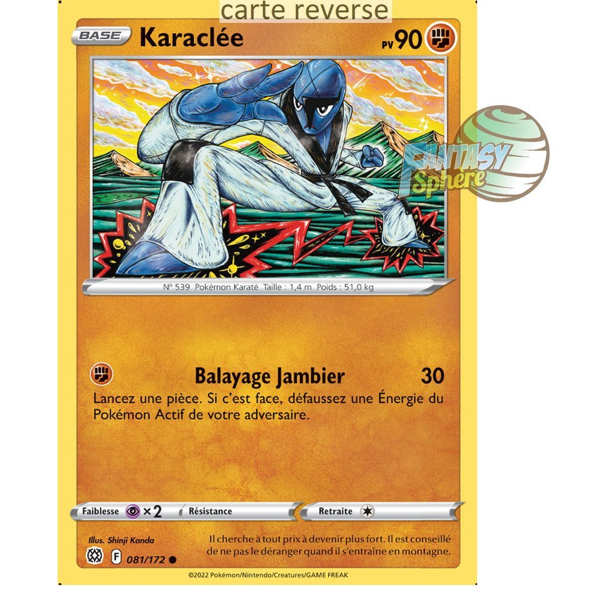 Item Karaclée - Reverse 81/172 - Epee et Bouclier 9 Stars Etincelantes