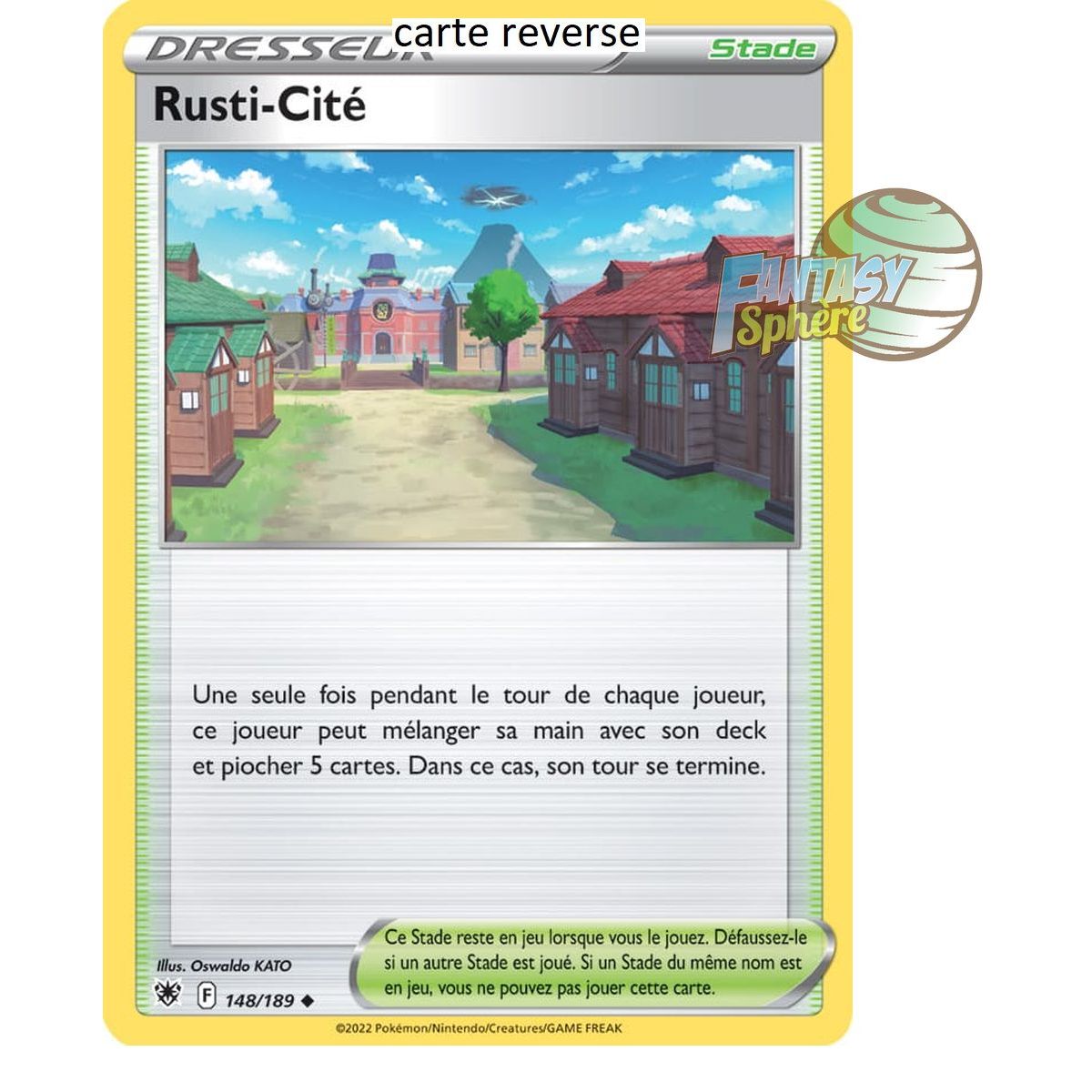 Rusti-Cité - Reverse 148/189 - Epee et Bouclier 10 Astres Radieux