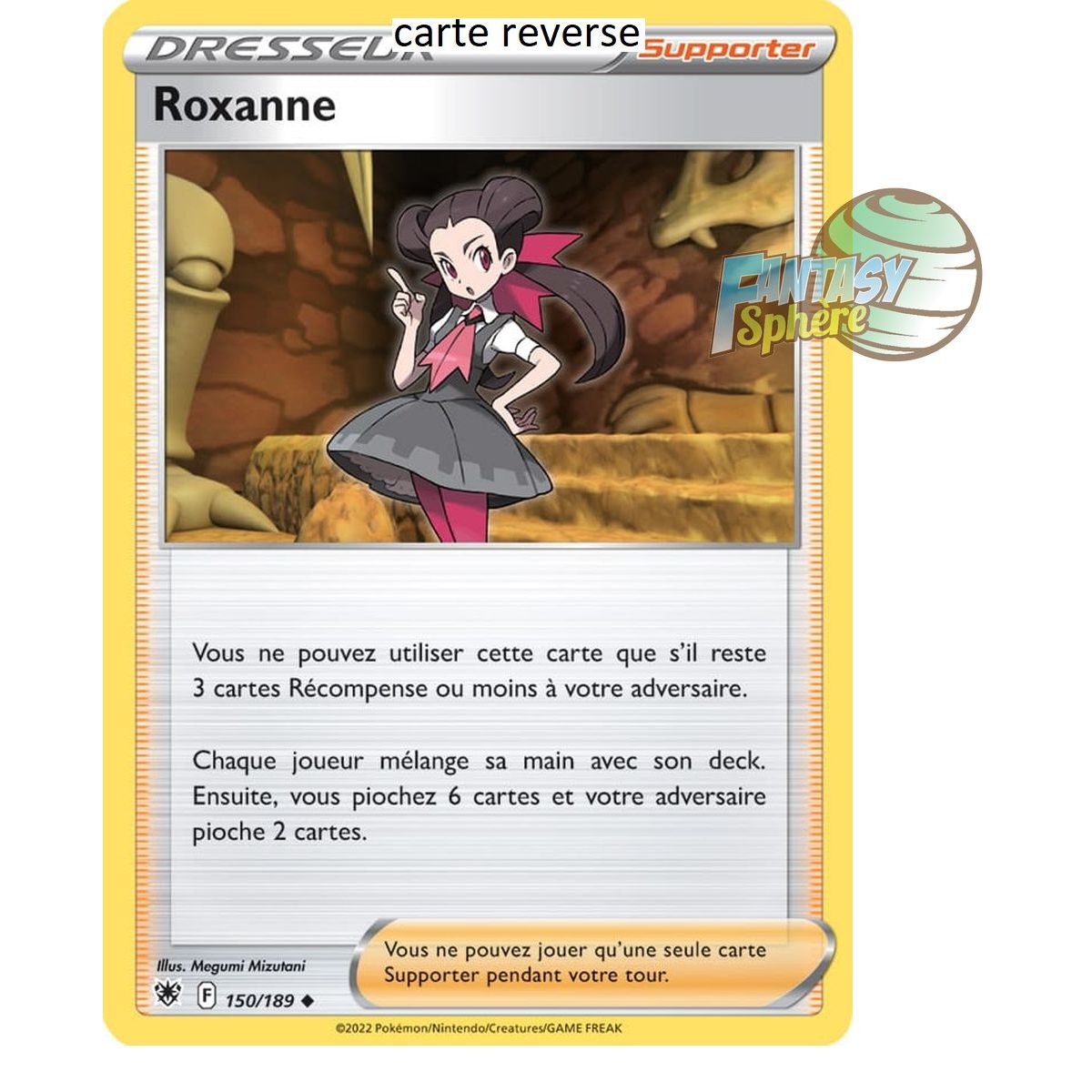 Roxanne - Reverse 150/189 - Epee et Bouclier 10 Astres Radieux