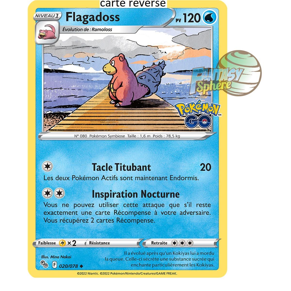 Item Flagadoss - Reverse 20/78 - Epee et Bouclier 10.5 Pokemon GO