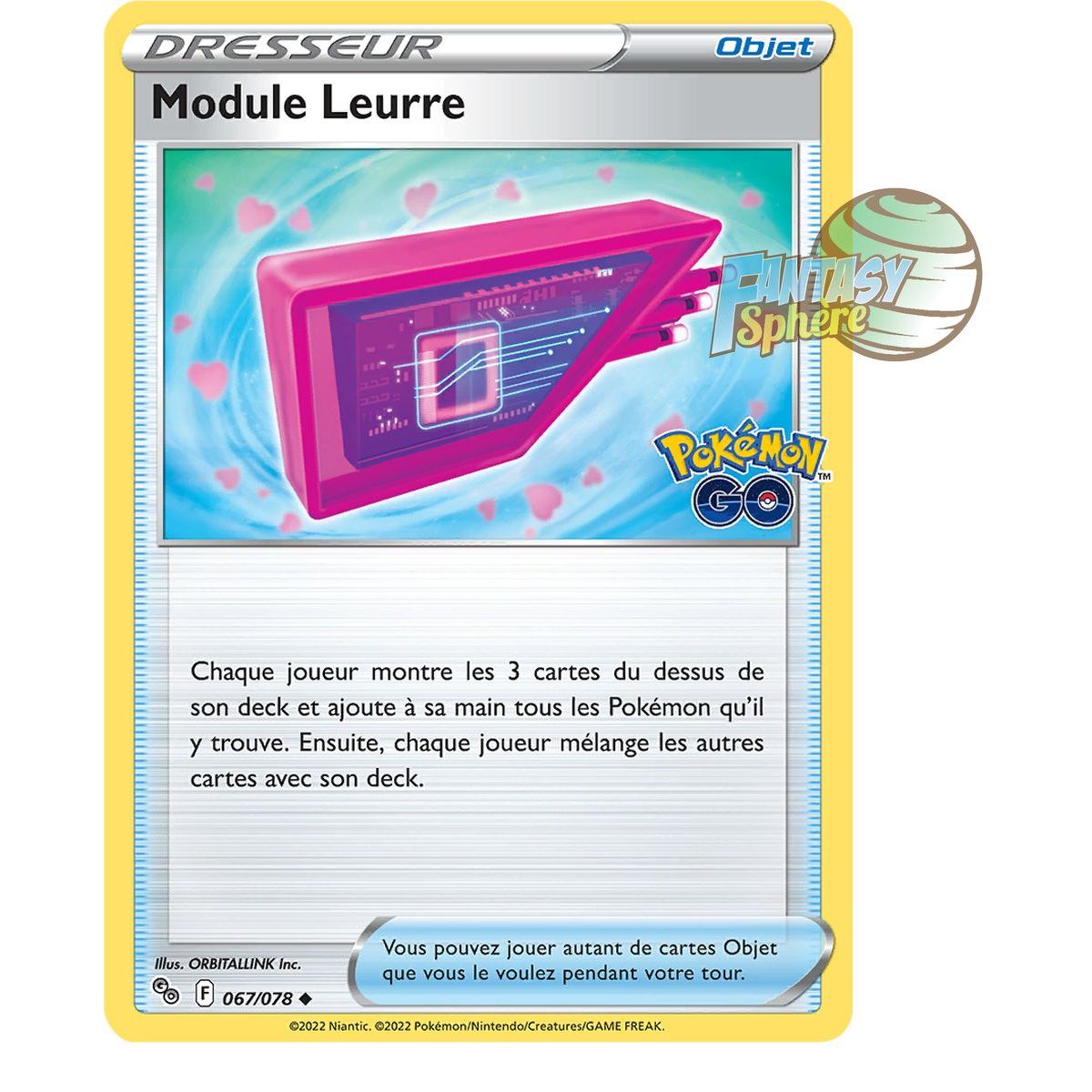 Item Module Leurre - Peu Commune 67/78 - Epee et Bouclier 10.5 Pokemon GO