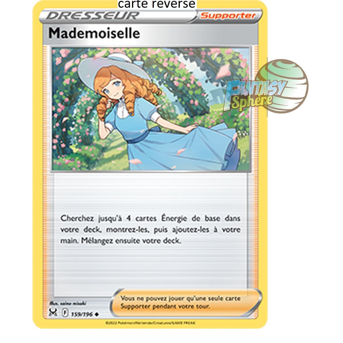 Mademoiselle - Reverse 159/196_R - Epee et Bouclier 11 Origine Perdue