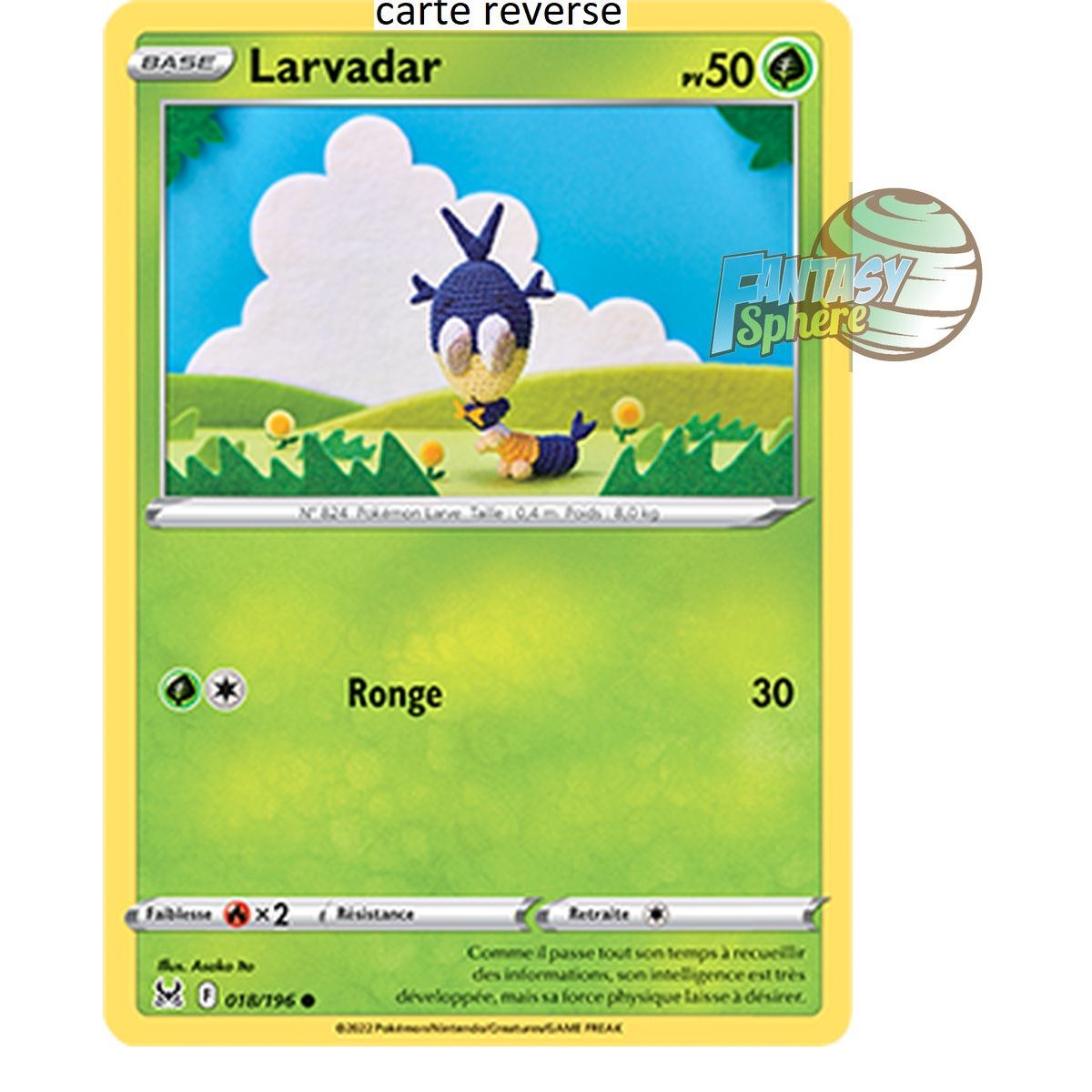 Larvadar - Reverse 18/196_R - Epee et Bouclier 11 Origine Perdue