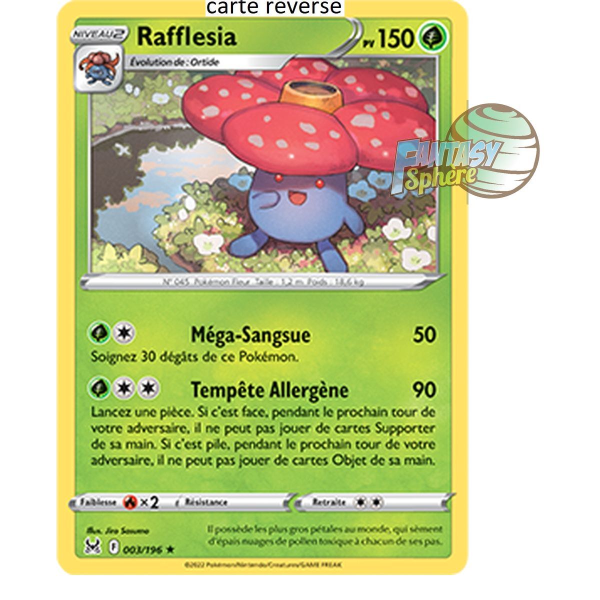 Rafflesia - Reverse 3/196_R - Epee et Bouclier 11 Origine Perdue