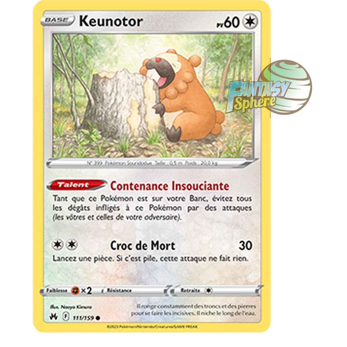 Keunotor - Commune 111/159 - Epee et Bouclier 12.5 Zenith Supreme