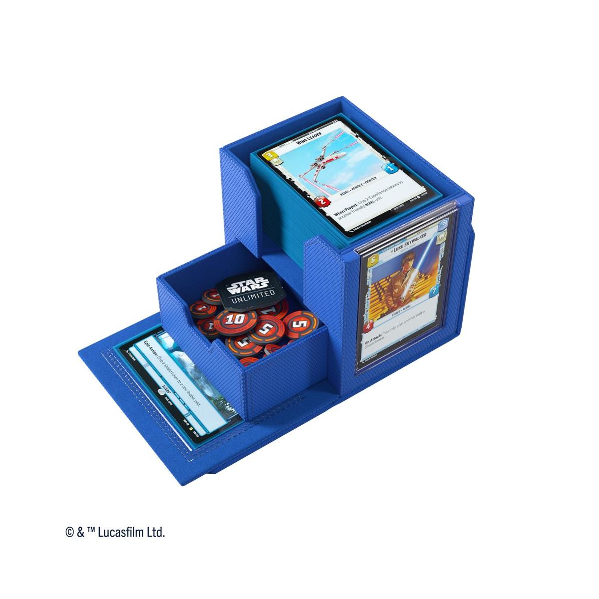Gamegenic - Deck Box - Deck Pod - Star Wars : Unlimited - Bleu