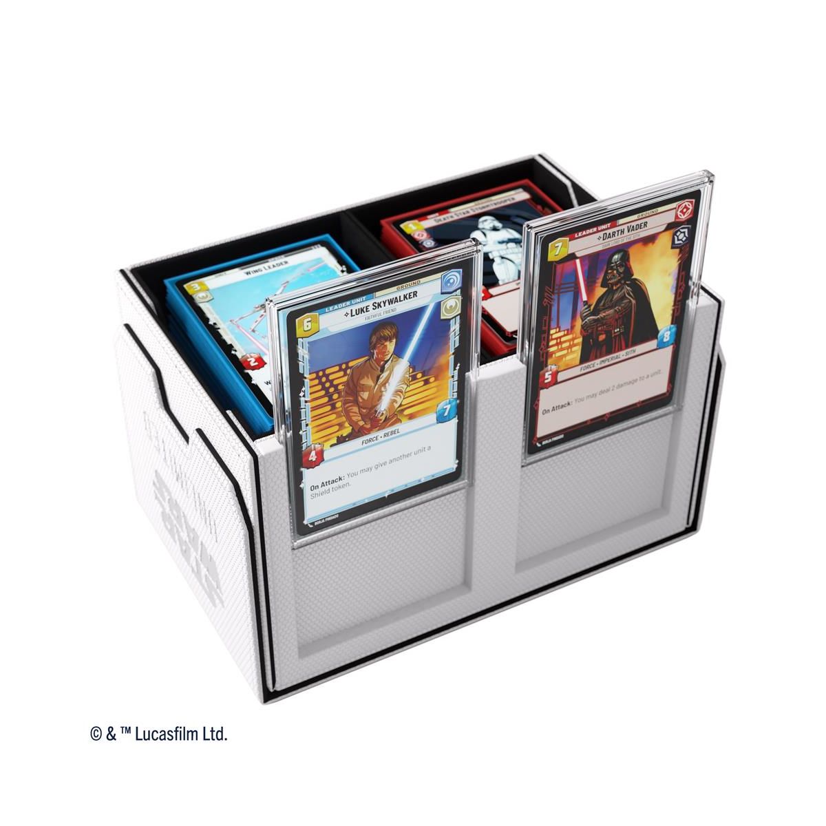 Gamegenic - Deck Box - Double Deck Pod - Star Wars : Unlimited - Blanc / Noir