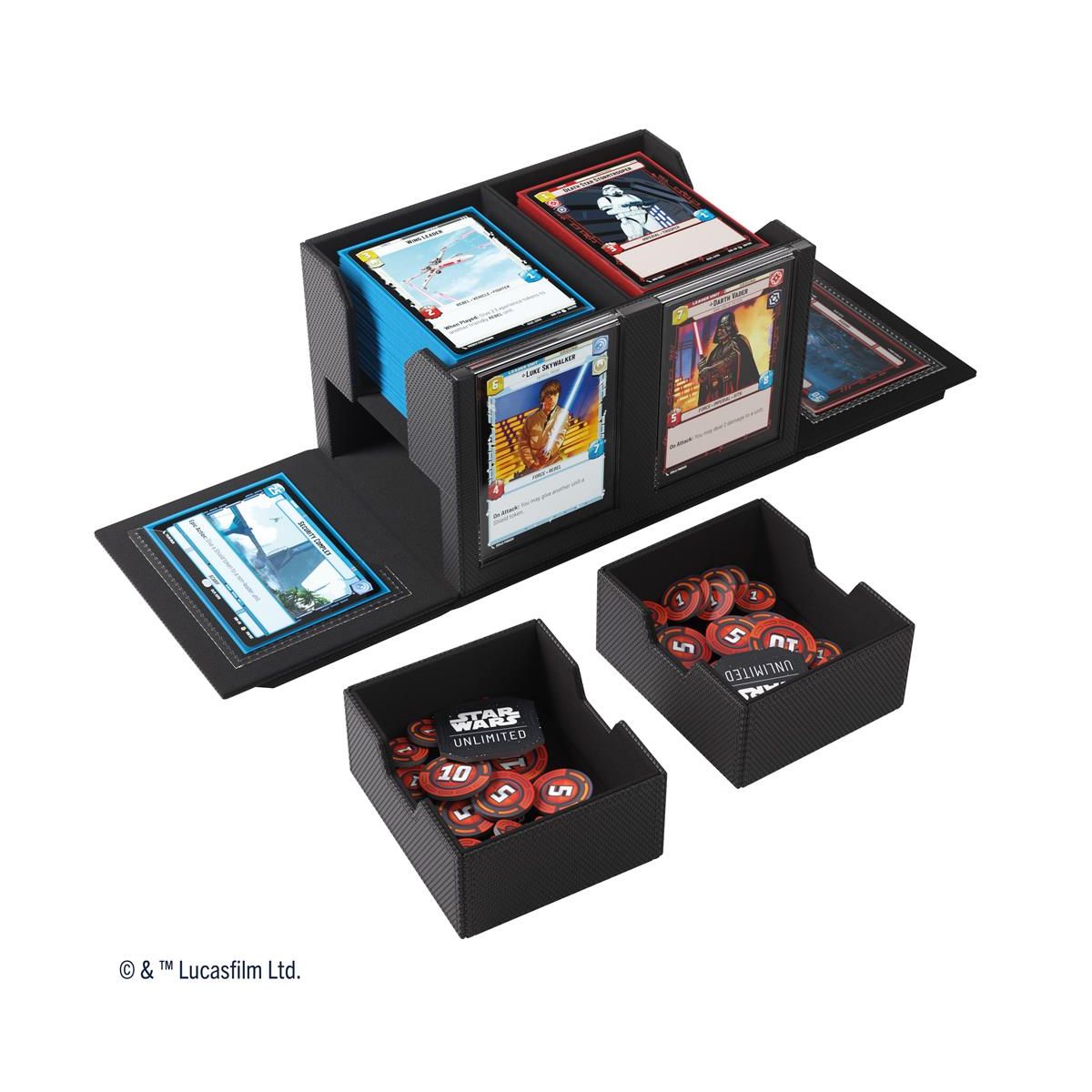 Gamegenic - Deck Box - Double Deck Pod - Star Wars : Unlimited - Noir