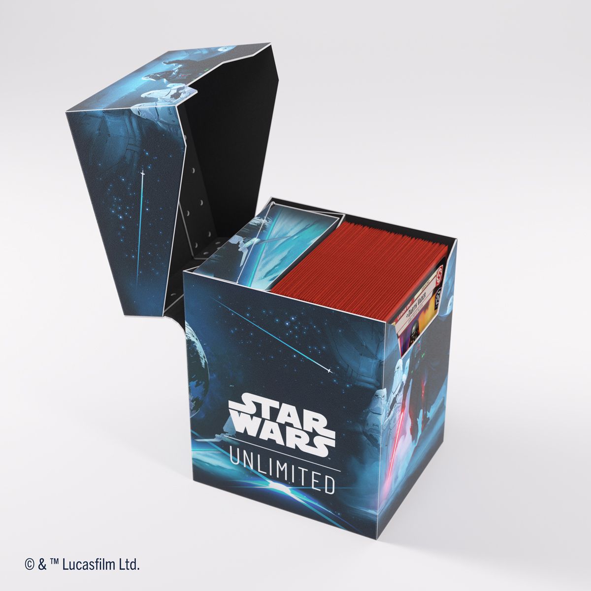 Gamegenic - Deck Box - Soft Crate - Star Wars : Unlimited - Darth Vader