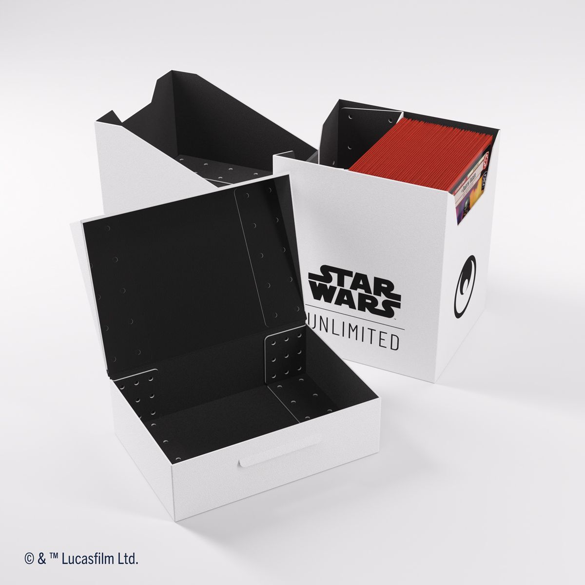 Gamegenic - Deck Box - Soft Crate - Star Wars : Unlimited - Blanc / Noir