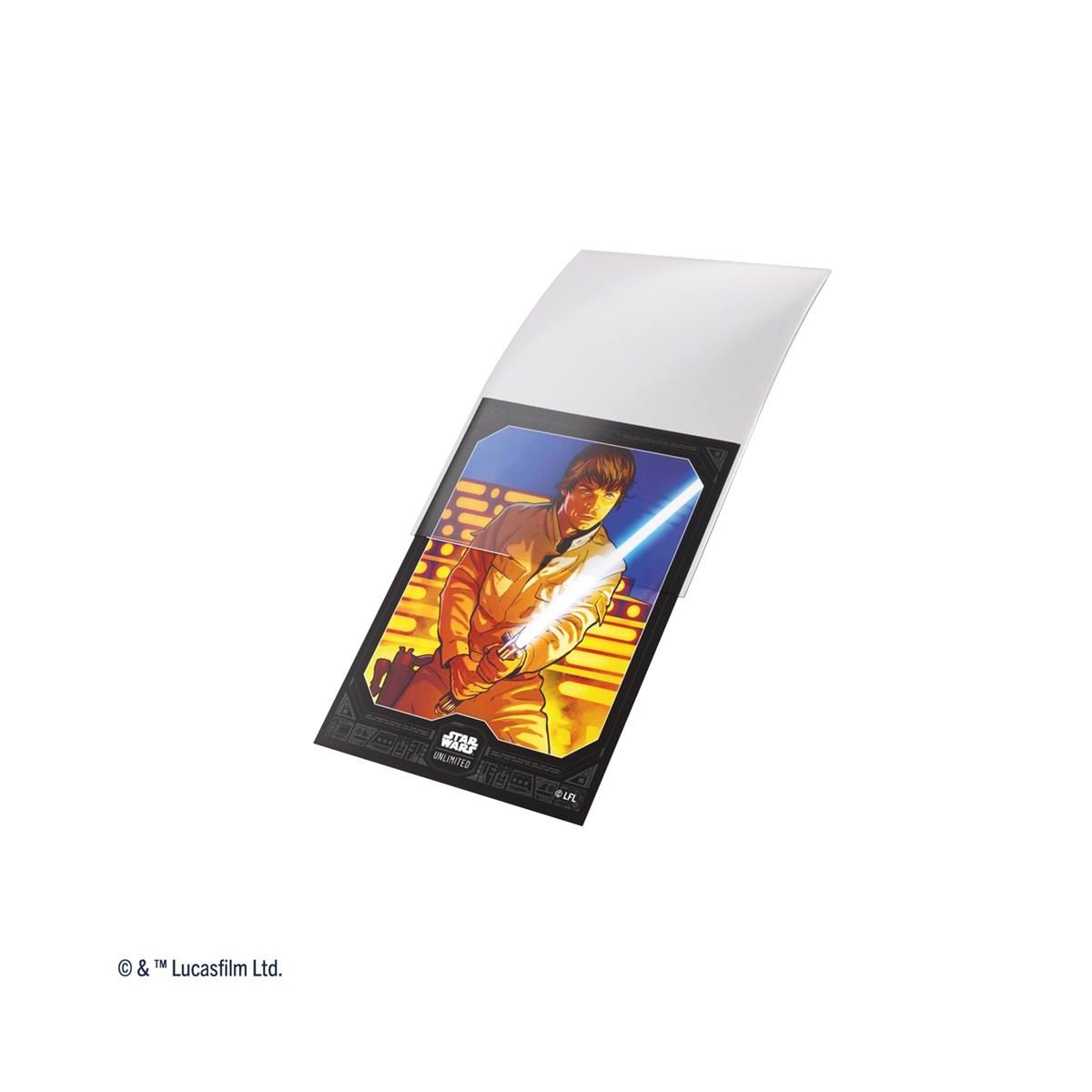 Gamegenic - Protèges Cartes - Standard - Double Sleeves Pack - Star Wars : Unlimited - Luke - FR