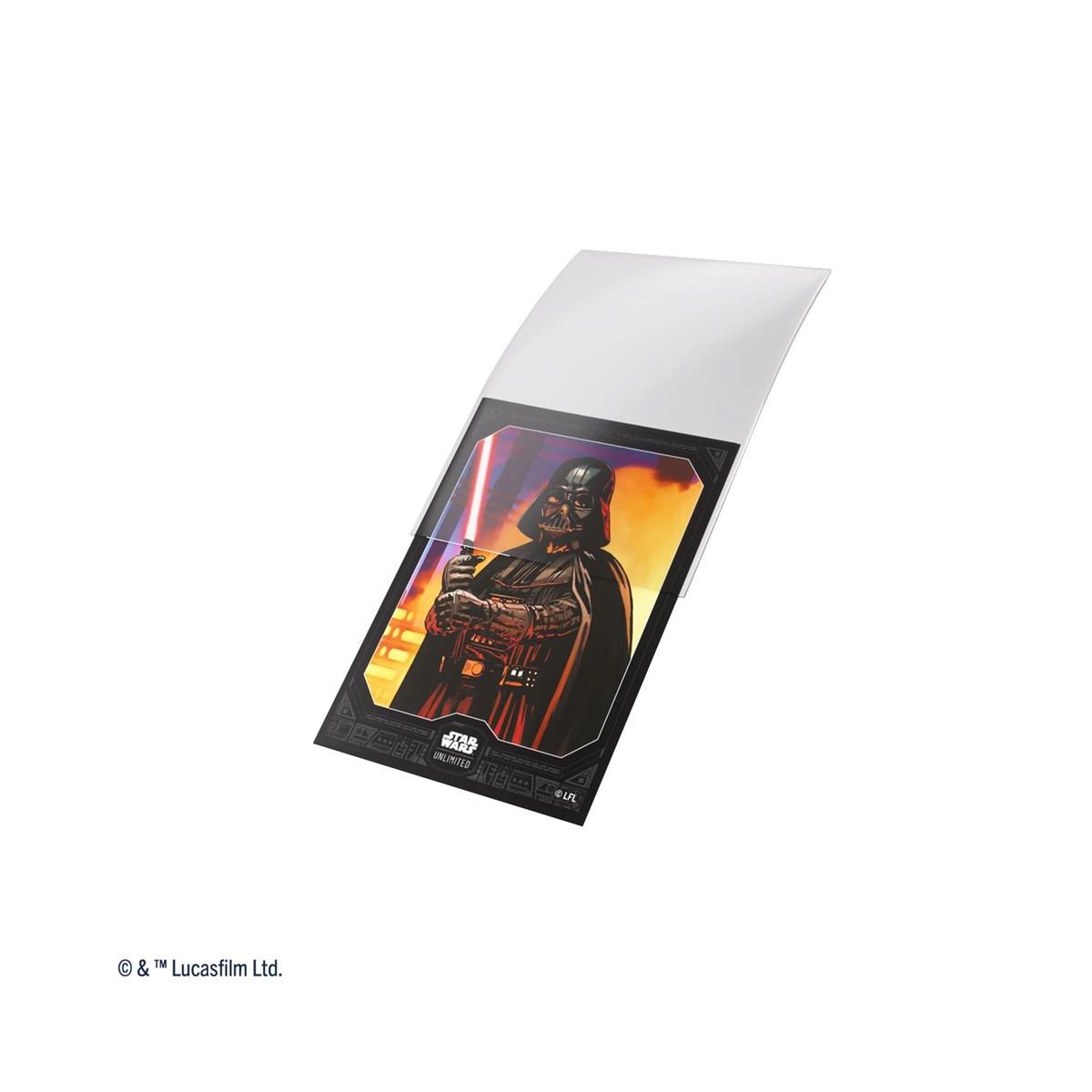 Gamegenic - Protèges Cartes - Standard - Double Sleeves Pack - Star Wars : Unlimited - Vader - FR