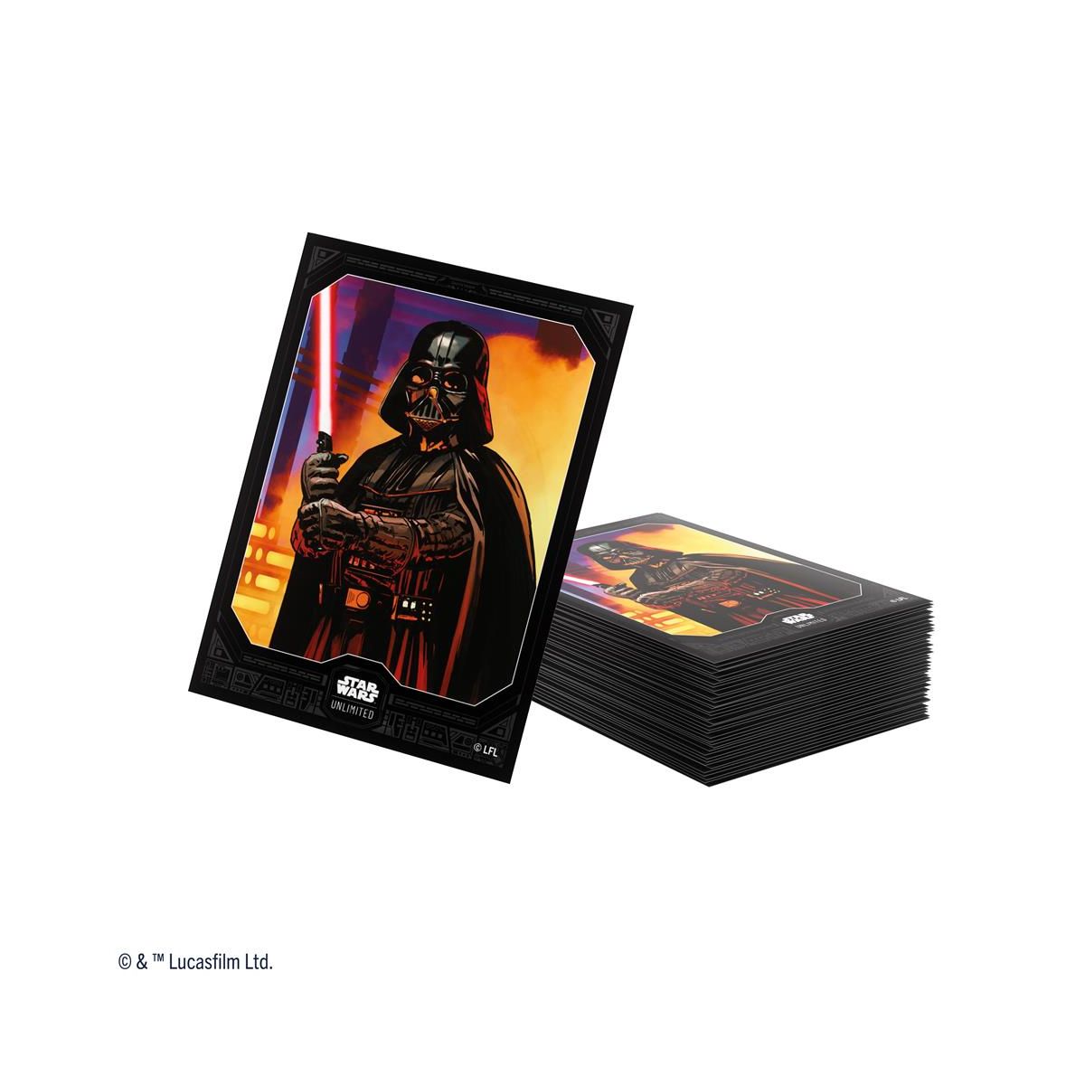 Gamegenic - Protèges Cartes - Standard - Star Wars : Unlimited - Vader - FR (60)