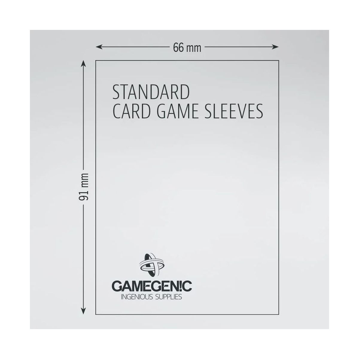 Gamegenic - Protèges Cartes - Standard - Value Pack (200) Matte Sleeves Non-Glare
