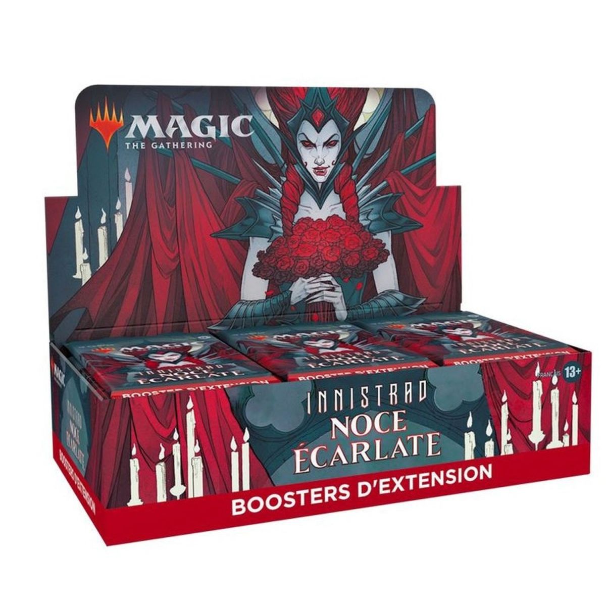Magic The Gathering - Boîte de 30 Boosters - Extension - Innistrad : Noce Ecarlate - FR