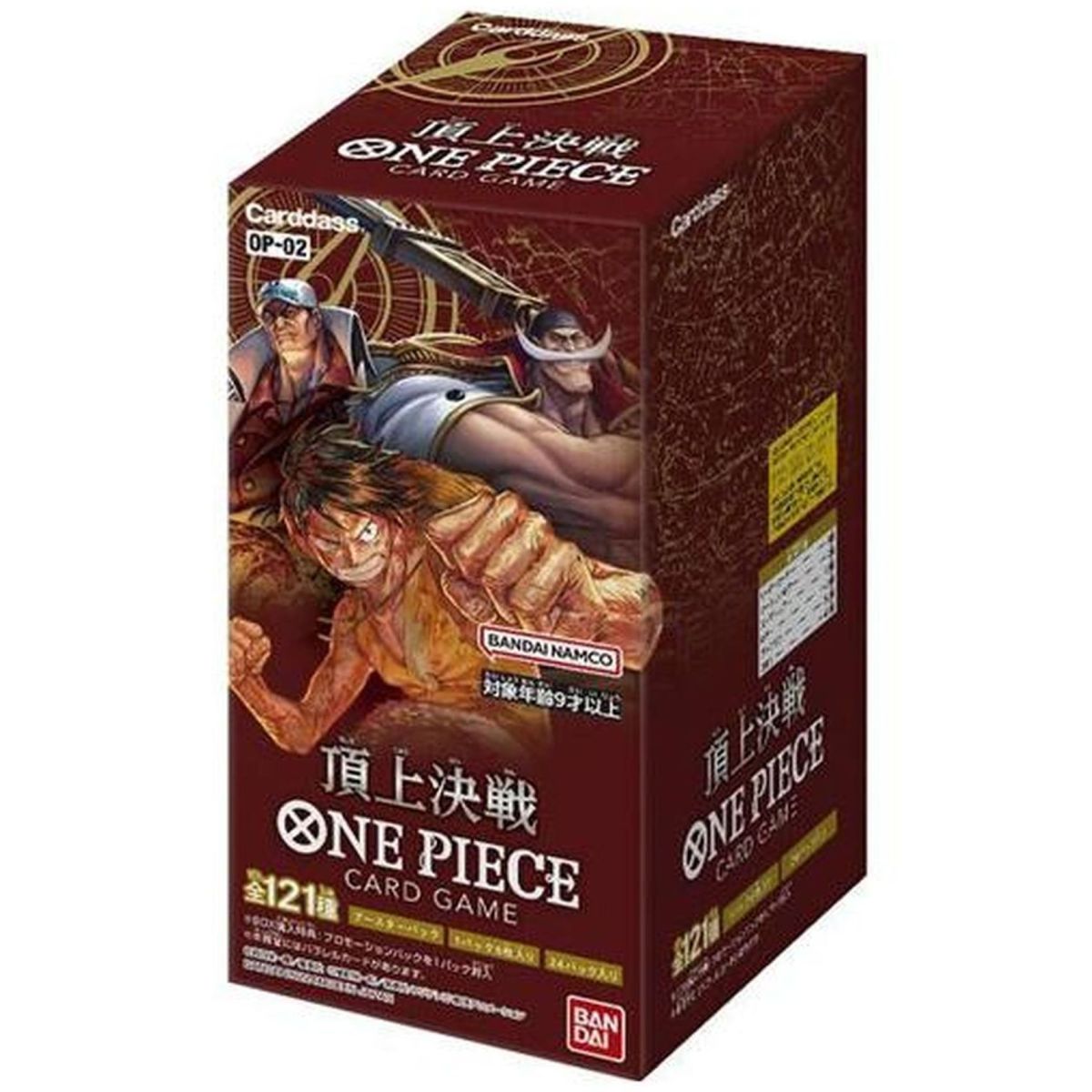 One Piece CG - Display - Boite de 24 Boosters - Paramount War - OP-02 - JP