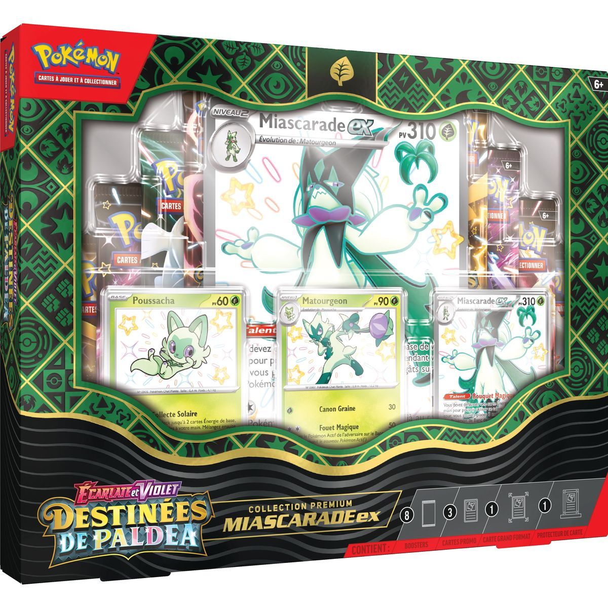 Pokémon - Coffret Collection Écarlate et Violet : Destinées de Paldea Miascarade-EX -[SV04.5 - EV04.5] - FR