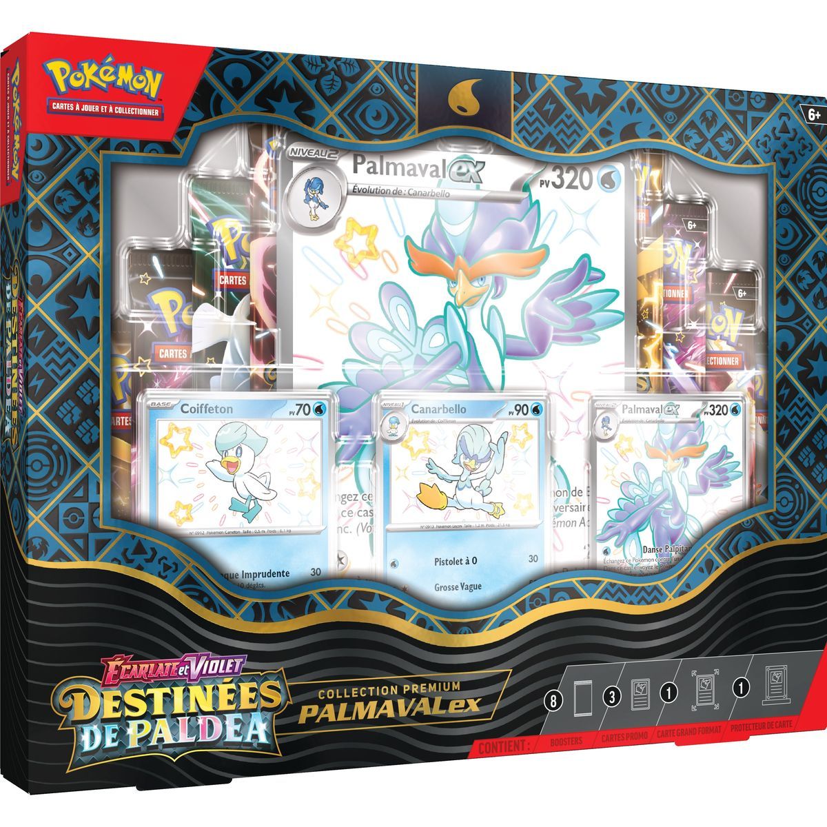Pokémon - Coffret Collection Écarlate et Violet : Destinées de Paldea Palmaval-EX -[SV04.5 - EV04.5] - FR