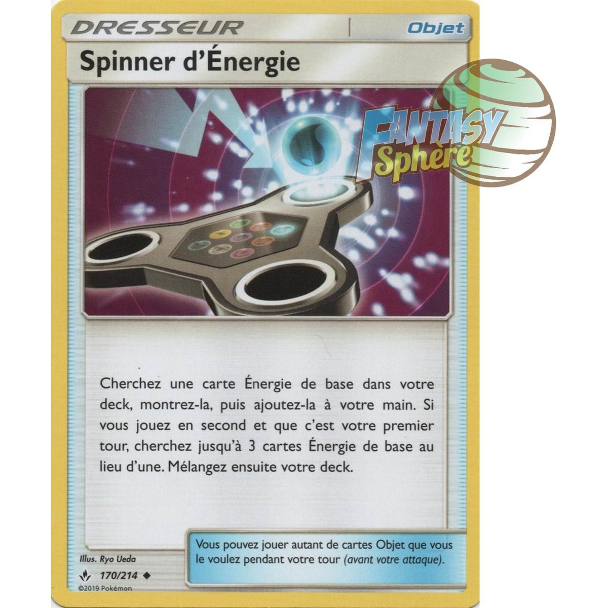 Item Spinner d'Énergie - Peu commune 170/214 - Soleil et Lune 10 Alliance Infaillible