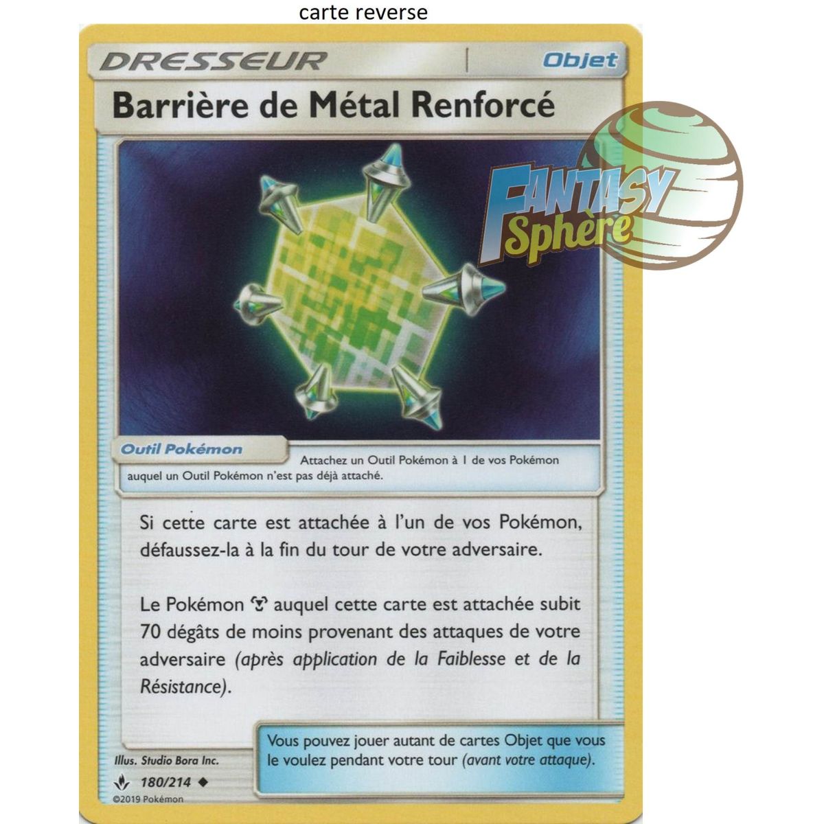 Barrière de Métal Renforcé - Reverse 180/214 - Soleil et Lune 10 Alliance Infaillible