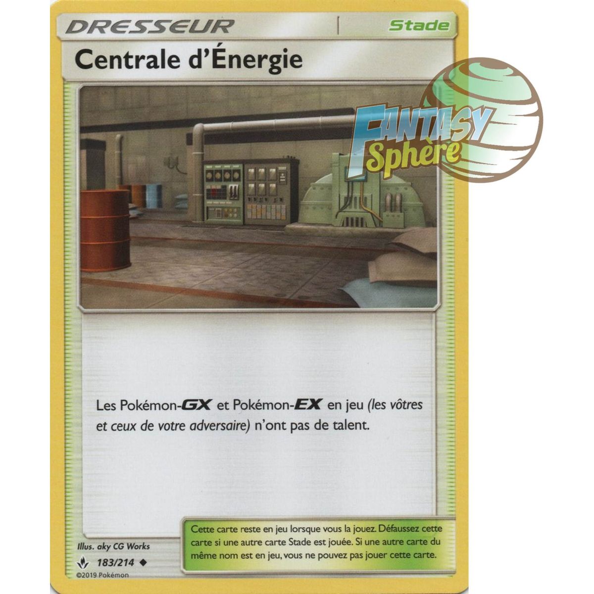 Item Centrale d'Énergie - Peu commune 183/214 - Soleil et Lune 10 Alliance Infaillible