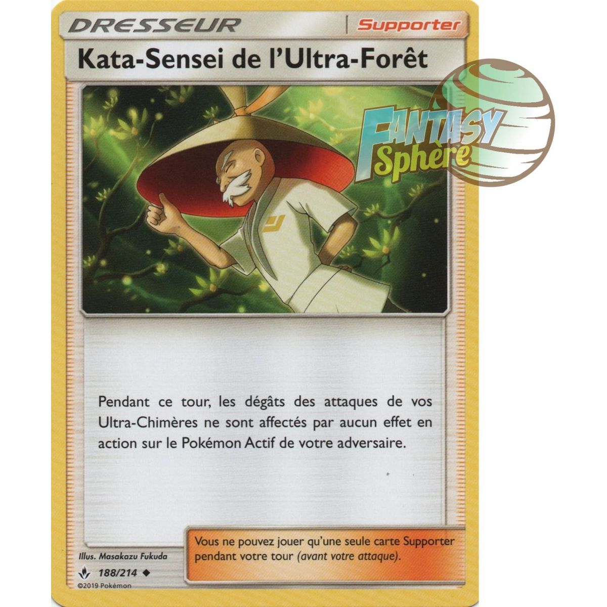 Kata-Sensei de l'Ultra-Forêt - Peu commune 188/214 - Soleil et Lune 10 Alliance Infaillible