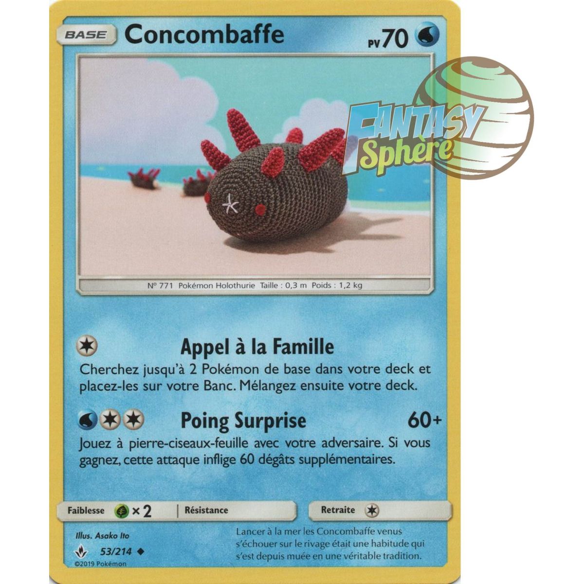 Concombaffe - Peu commune 53/214 - Soleil et Lune 10 Alliance Infaillible