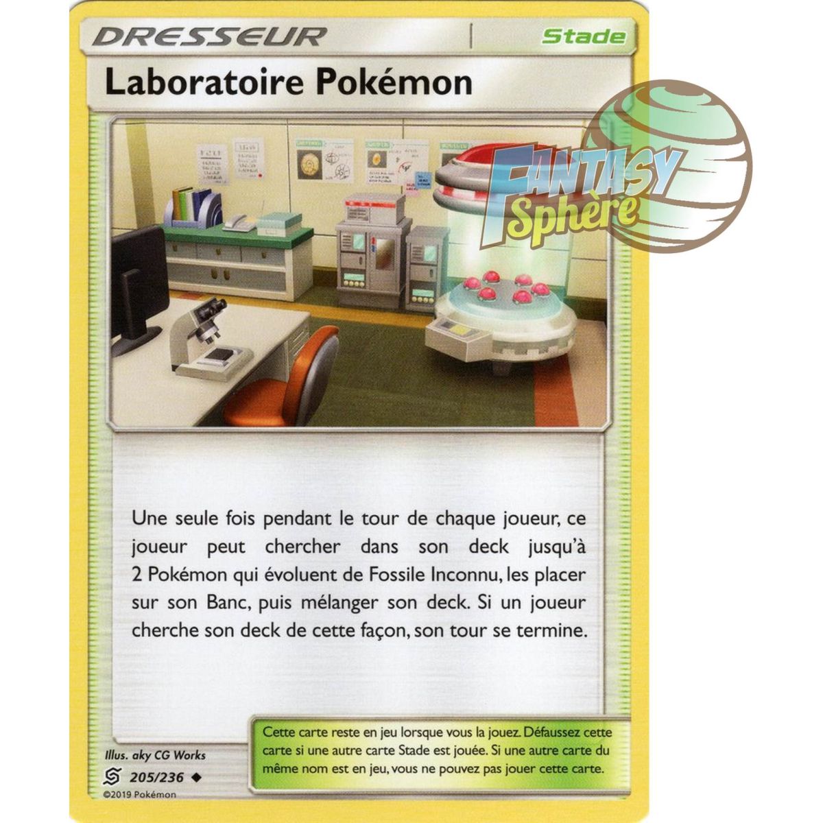 Laboratoire Pokémon - Peu commune 205/236 - Soleil et Lune 11 Harmonie des Esprits