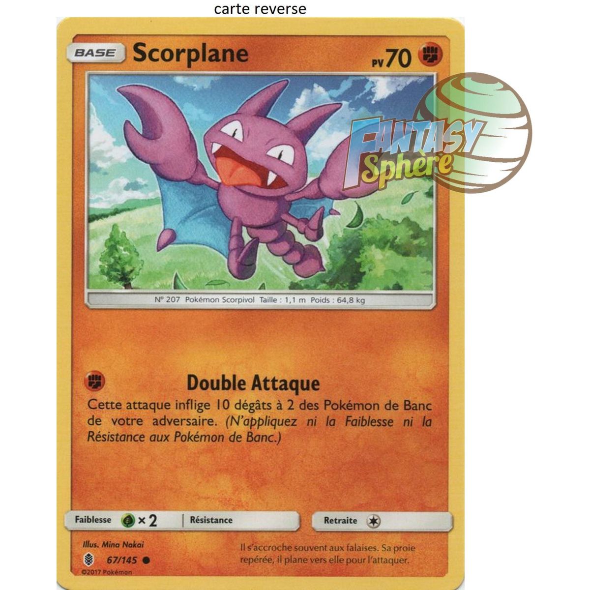 Scorplane - Reverse 67/145 - Soleil et Lune 2 Gardiens Ascendants