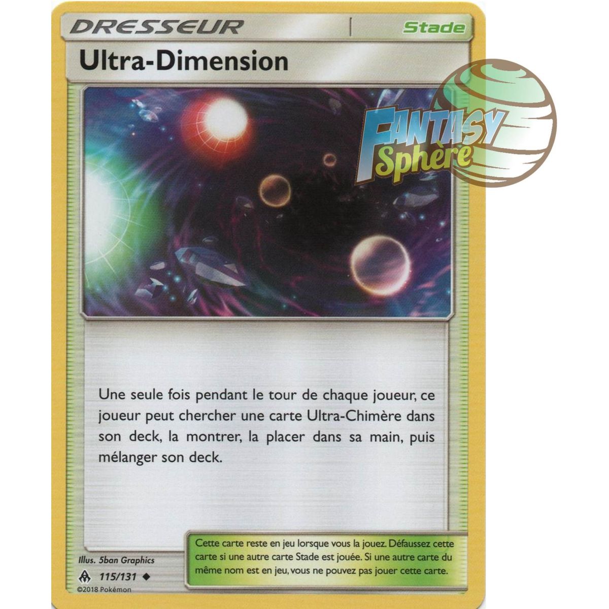 Item Ultra-Dimension - Peu commune 115/131 - Soleil et Lune 6 Lumière Interdite