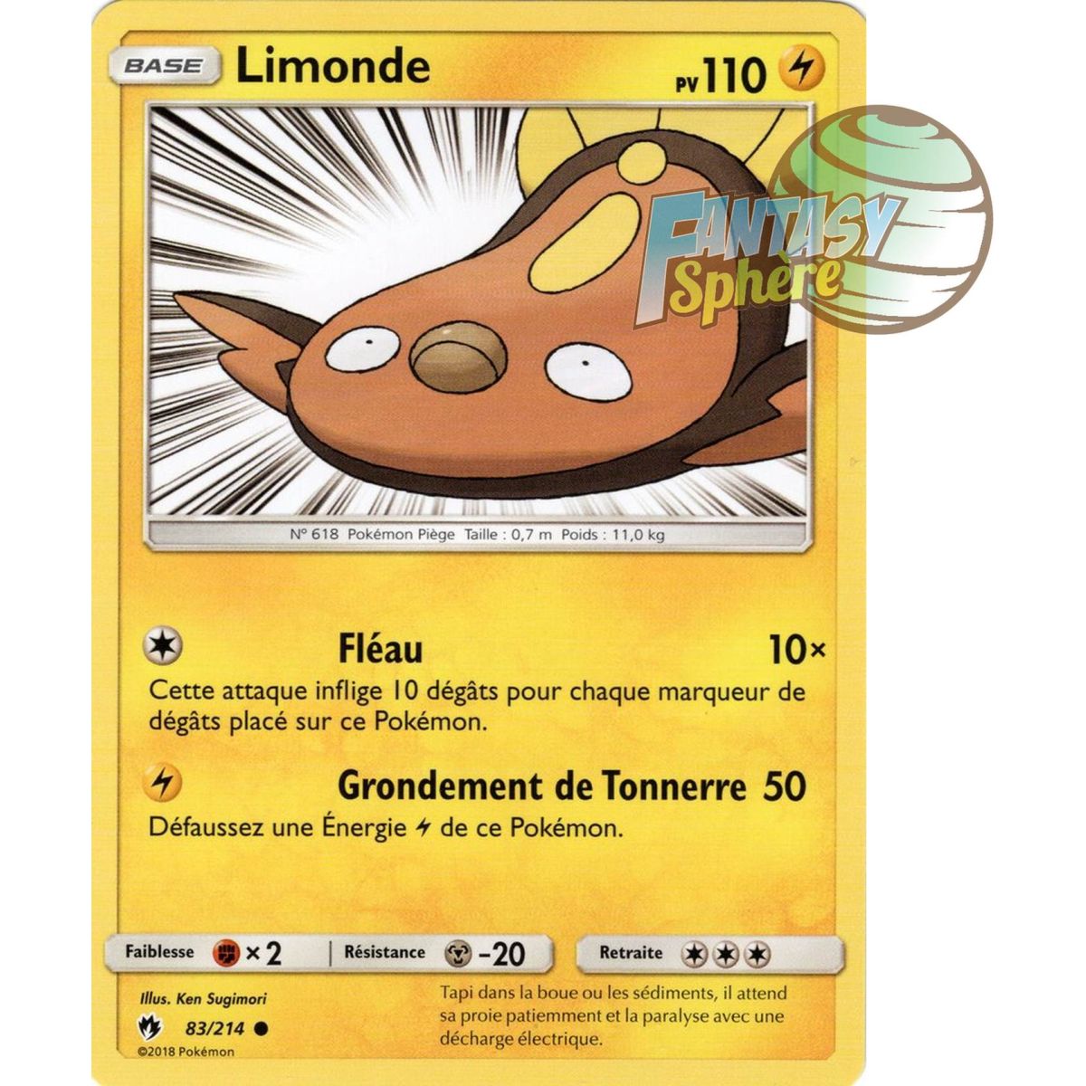 Item Limonde - Commune 83/214 - Soleil et Lune 8 Tonnerre Perdu