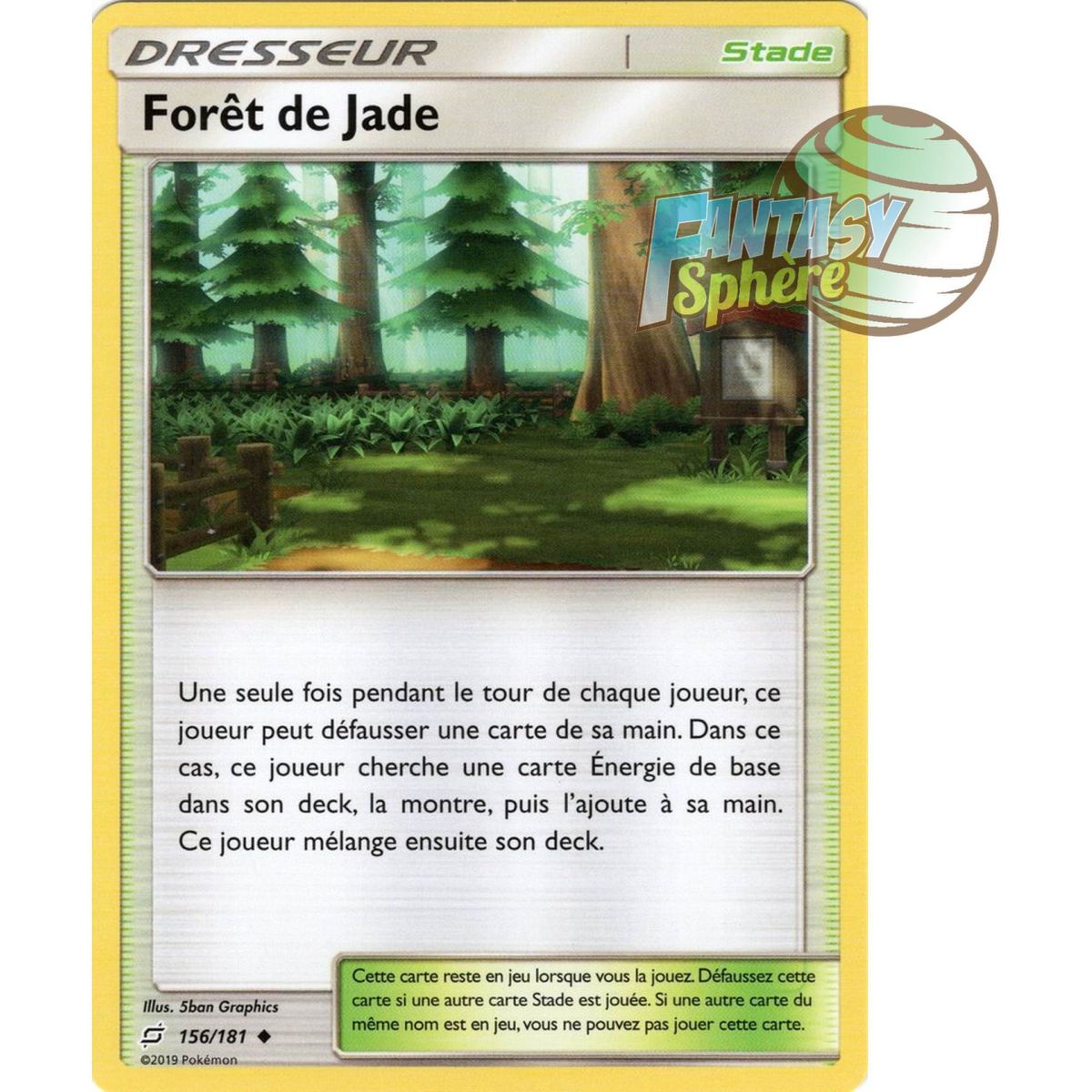 Item Forêt de Jade - Peu commune 156/181 - Soleil et Lune 9 Duo de Choc