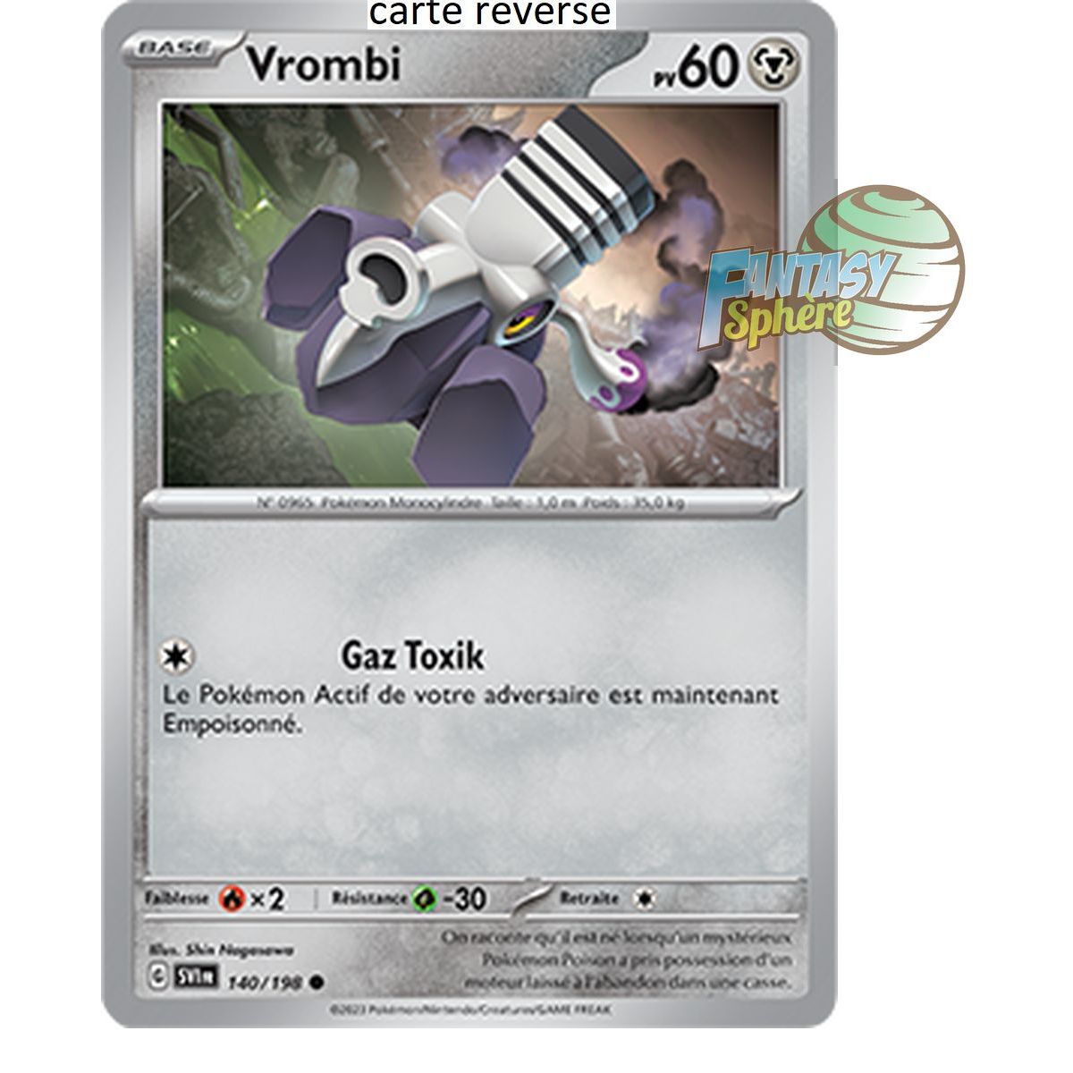 Vrombi - Reverse 140/198 - Ecarlate et Violet