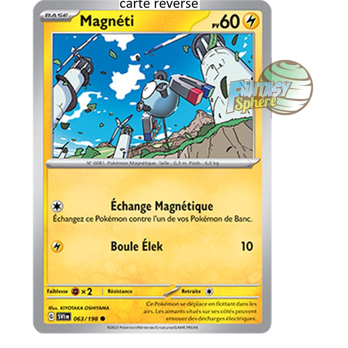 Magnéti - Reverse 63/198 - Ecarlate et Violet