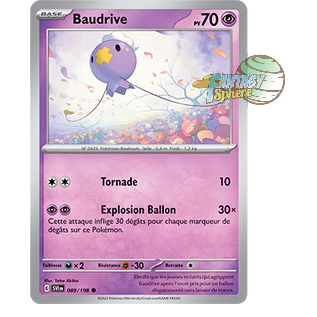Baudrive - Commune 89/198 - Ecarlate et Violet
